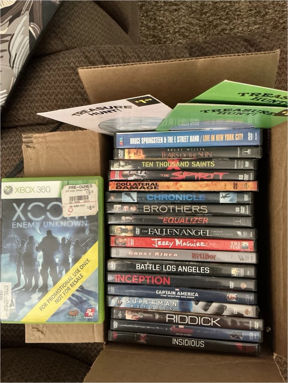 Vintage Lot Bundle 21 DVD Movies + 1 Xbox 360 Game XCOM   -See Photos For TITLES
